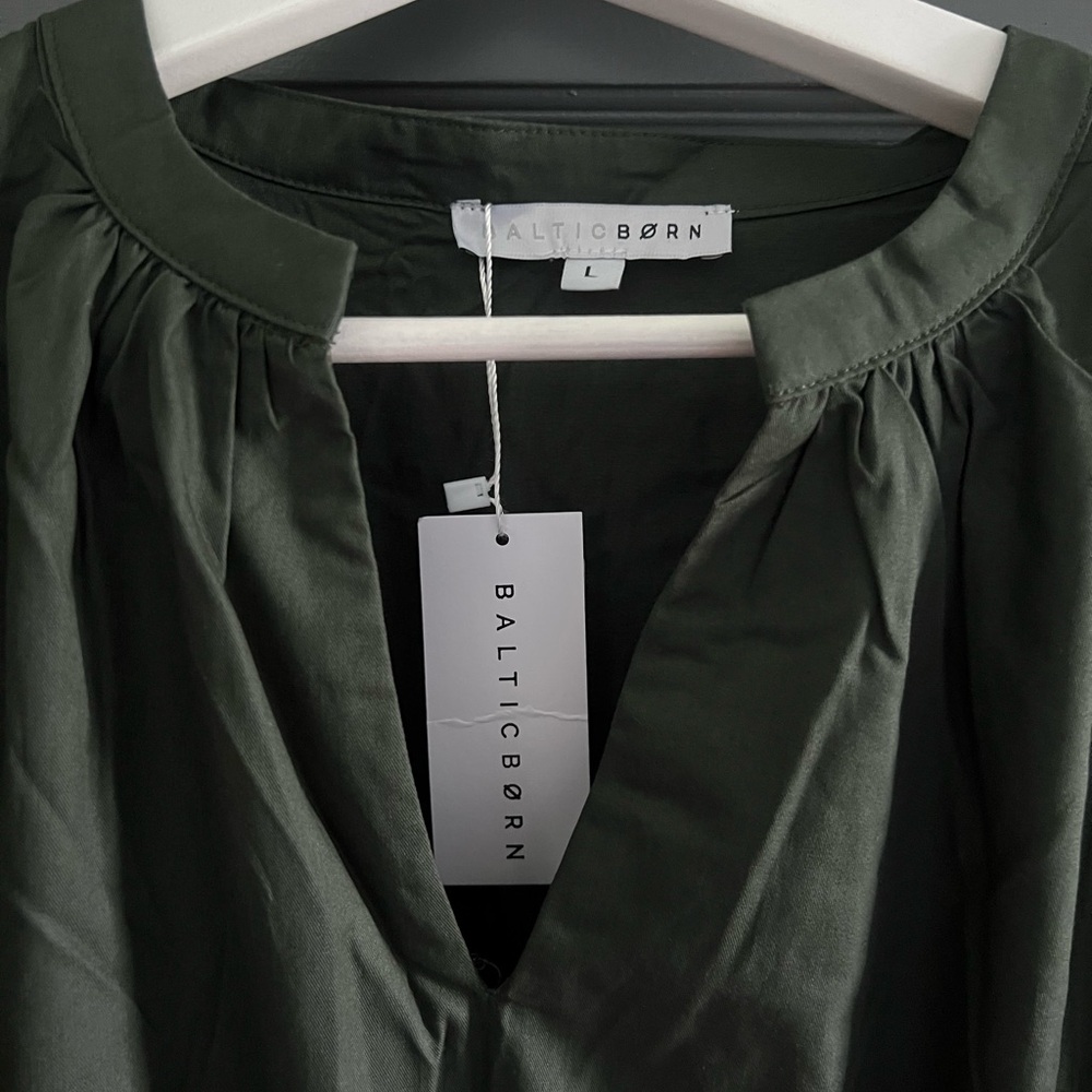Baltic Born Dark Green Midi Dress - Picture 11 of 14